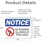 Signmission No Running Allowed In Pool Area Sign With Symbol, 7 in W x Rectangle, Vinyl Decal OS-2PACK-NS-D-57-L-14784 - alternate 3